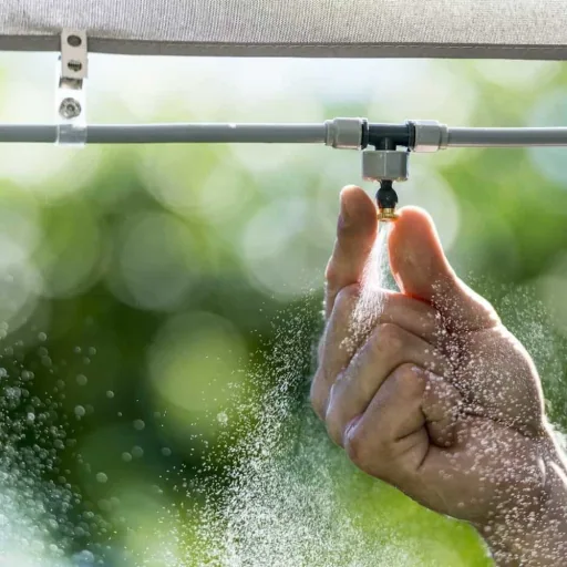 7.5m Misting System for Patio, Garden Cooling