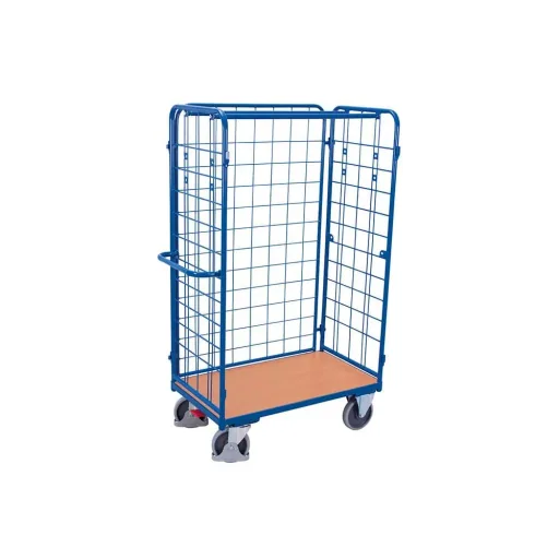 Heavy Duty Industrial Transport Cart - 500 kg Capacity, Easy Stop