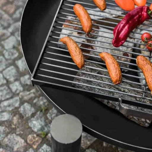 60cm Steel Fire Pit - PALMA Garden Fire Bowl