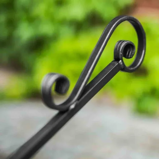 Fire Pit Poker, Fireplace Tool, 100cm Steel Fire Hook