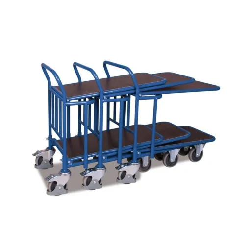 Heavy Duty Waterproof Cart with 2 Platforms, 500 kg Capacity