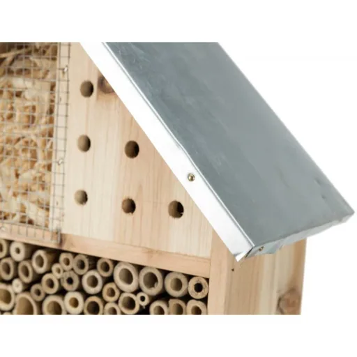 Wooden Insect Hotel, Bee Bug House for Garden