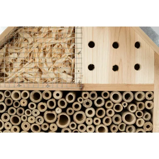 Wooden Insect Hotel, Bee Bug House for Garden