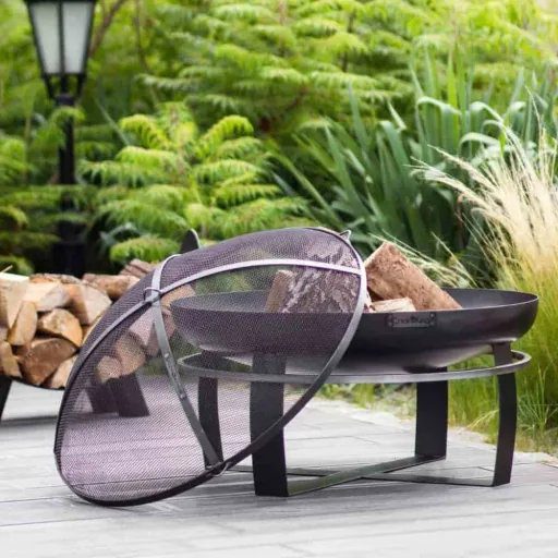 Handmade Steel Fire Pit | 60cm Outdoor Fire Bowl