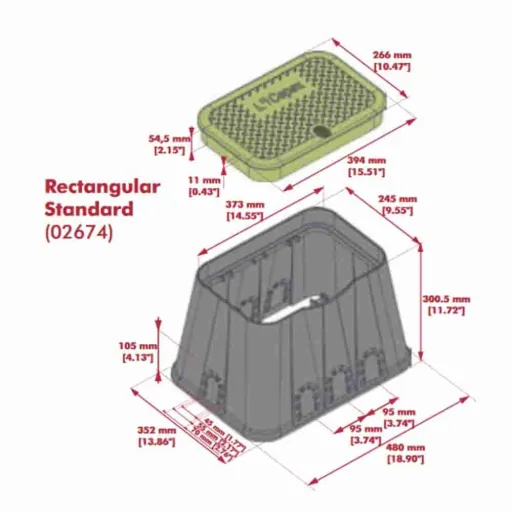 Valve shaft square Standard