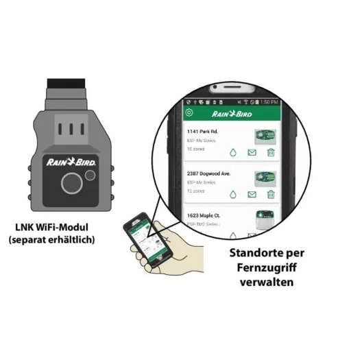 8-Zone Irrigation Controller - Smart Watering System