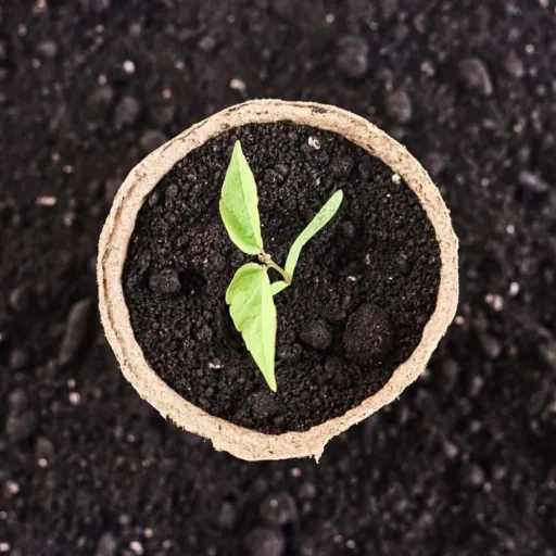 Compostable Plant Pots, 8x8 cm, Biodegradable Seed Starter Pots
