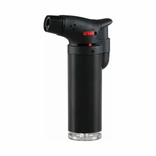 Windproof Refillable Torch Lighter with Adjustable Flame