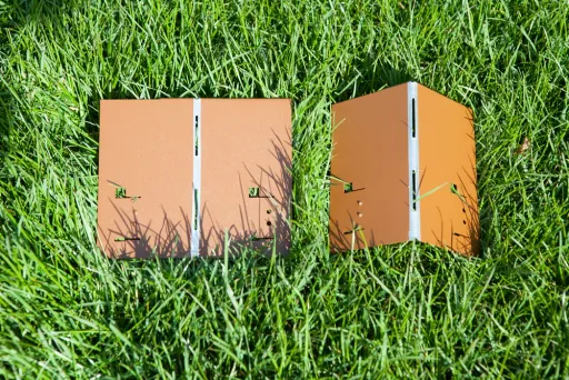 Aluminium/Zinc Corner for Metal Lawn Edging, 13.5 cm, Colour: Grey