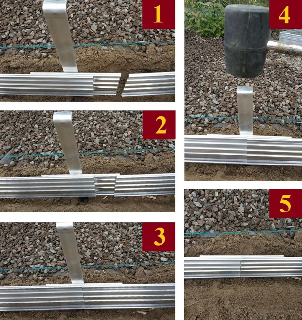 Ground anchor pack for Ultra strong aluminium lawn edging | Ground pegs | Garden pegs