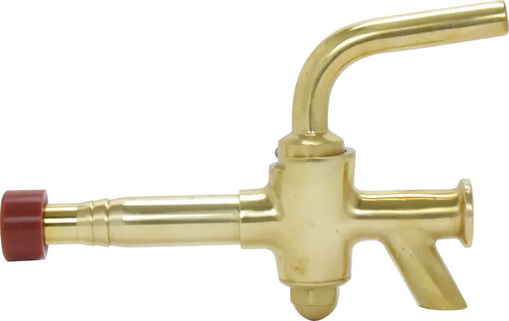 Beer tap, compensator tap - Automatic stopcock, brass