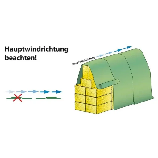 Straw fleece, protective fleece 140g/m², 13m x 25m (325m²), hay bale cover