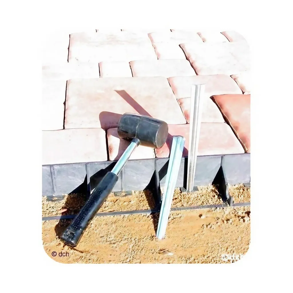 10Pack Ground Anchor Metal 25cm x 3cm | Lawn edging