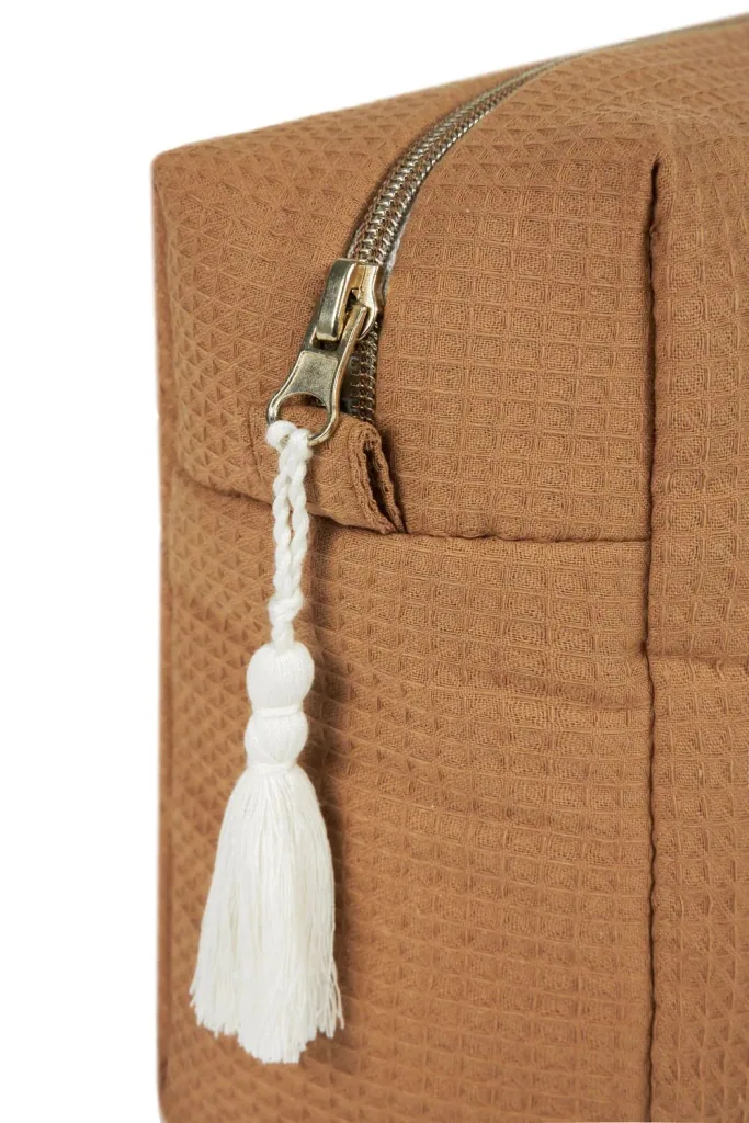 Nobodinoz Nest Cot Stossstange Wabe - Caramel