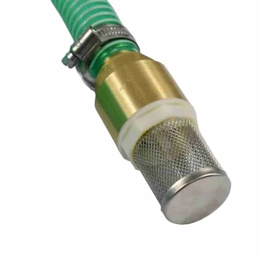 1 inch suction hose, 25mm suction hose, with strainer, check valve, 1 inch male adapter, 15m