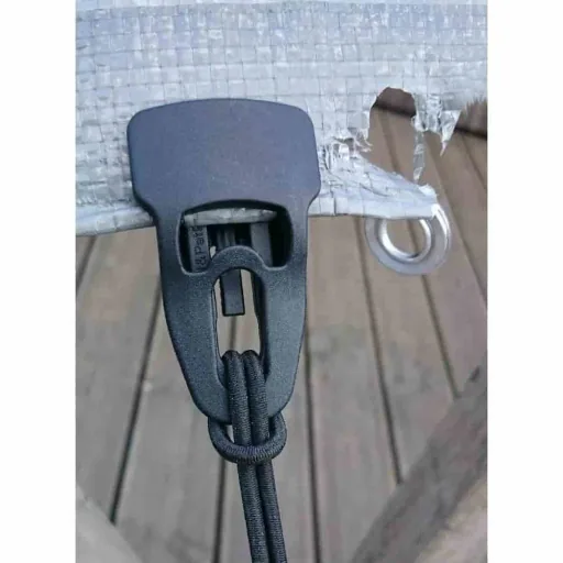 Tarp Clips - Heavy Duty Reusable Plastic Clamps for Tarps, Covers and Fabric