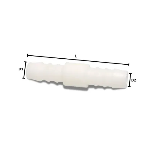 4mm Hose Connector - Plastic Tubing Fitting