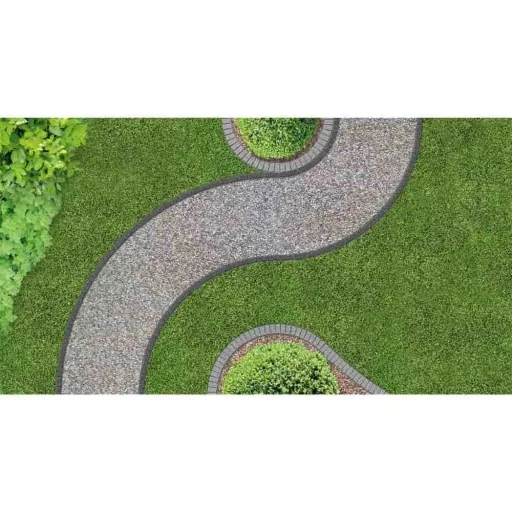 4m Flexible Garden Edging Border with Anchors