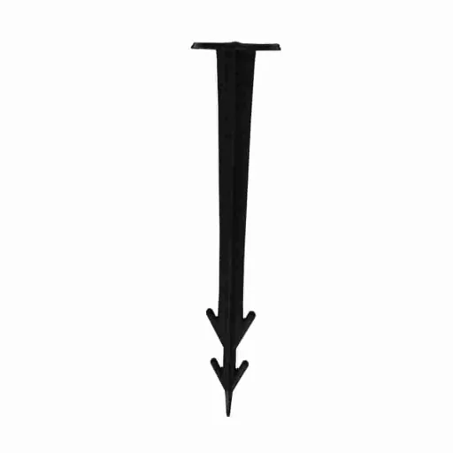 Ground Anchors - 10 Pack Plastic Garden Stakes - Weed Barrier Stakes