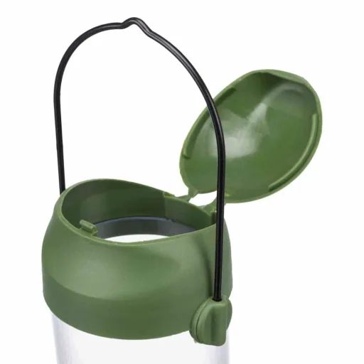 Hanging Bird Feeder, Plastic Tube Feeder 500ml