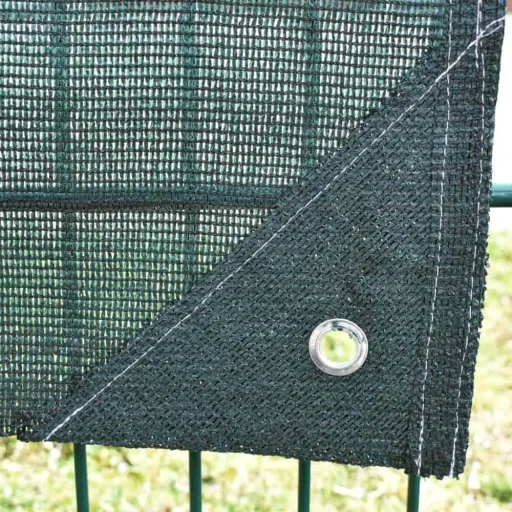 Green Construction Fence Screen - 6ft x 11.3ft Privacy Mesh