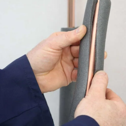 Pipe Insulation Tubing, 2 m x 35 mm x 13 mm, Self-Adhesive