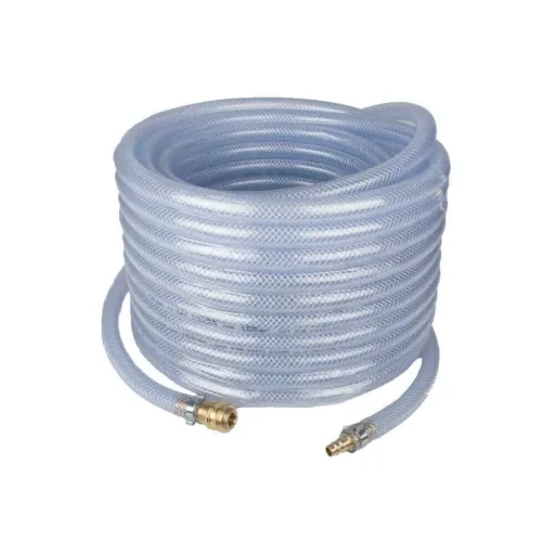 25 ft Air Compressor Hose with Fittings, 13mm Flexible PVC Air Hose