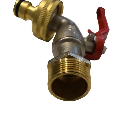 3/4 Inch Lever Ball Valve with Quick Connect Fitting