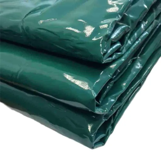 PVC Tarp, Waterproof Tarp, Heavy Duty Tarp, green, 650g, 1.5 x 20m (30m²)