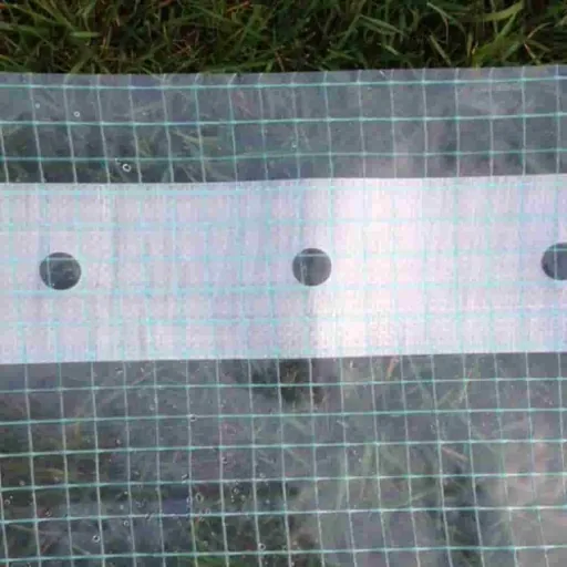 Reinforced Greenhouse Film with Nail Edge, 1.5m Wide, UV Resistant