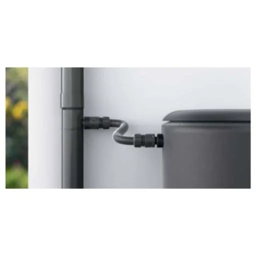 Graphite Rainwater Collector for 63mm Downspout