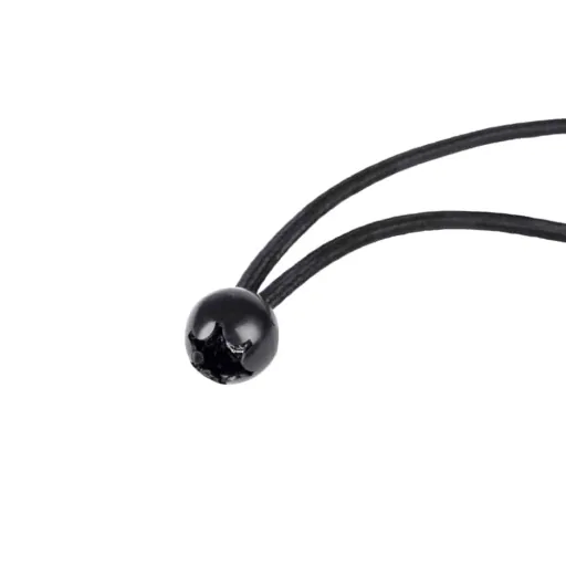 Tarp Bungee Cords with Ball, 6mm x 18cm - Black