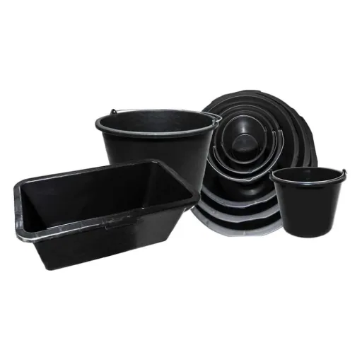 90 Liter Plastic Tub - Durable and Stackable Mortar Tub