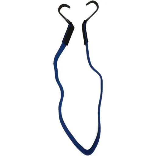 Bungee Cord with Hooks, Elastic Straps 80cm, Blue