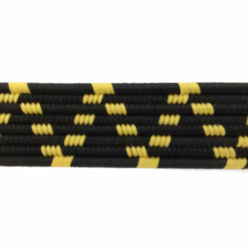 Elastic Strap with Hooks, Bungee Cord, 60cm, Yellow/Black