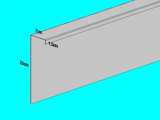 10 Pack Galvanised Steel Slug Barrier 25cm high 10m long | Slug repellent