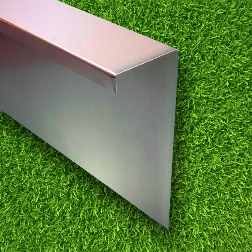 10 Pack Galvanised Steel Slug Barrier 25cm high 10m long | Slug repellent