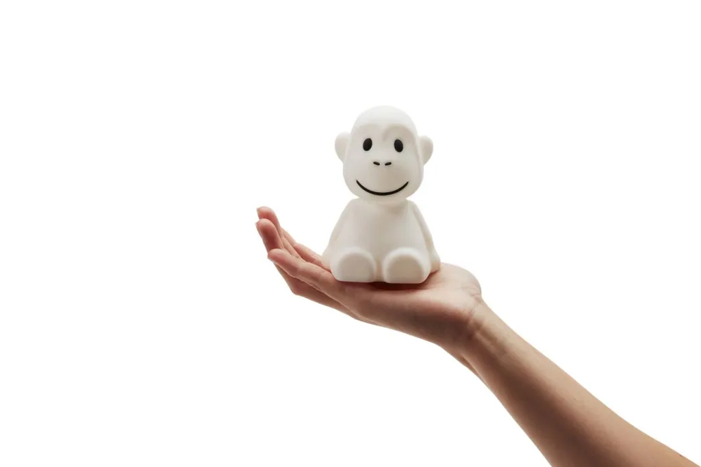 Mr Maria Nightlight, Soothing Light - for Children, Monkey, Automatically Turns Off After 15 Minutes