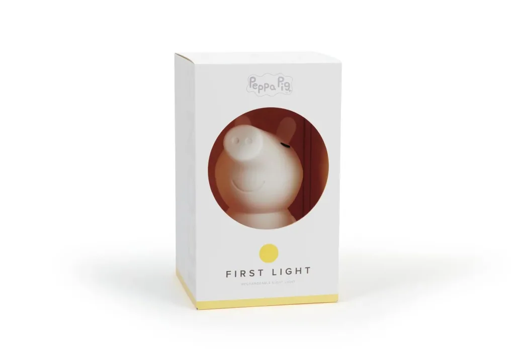 Mr Maria Night Light, Stilllicht - for Children, Peppa Pig First, USB Powered, 8 to 120 Hours Battery Life