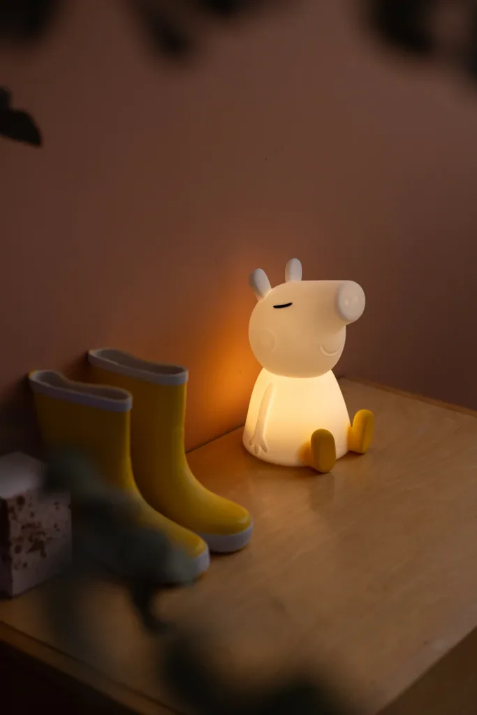 Mr Maria Night Light, Stilllicht - for Children, Peppa Pig First, USB Powered, 8 to 120 Hours Battery Life