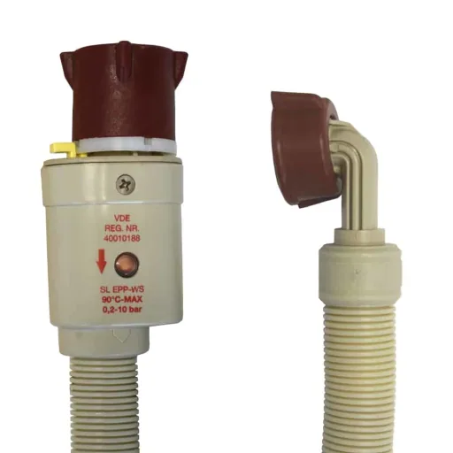 2.5m Washing Machine Hose Kit (Aquastop, Drain Hose, 2 Clamps)