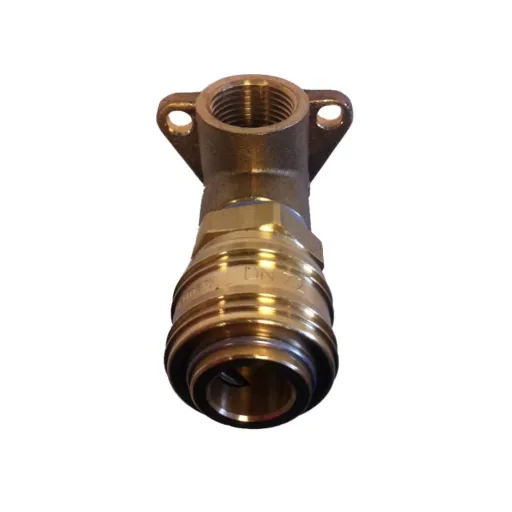 Brass Air Compressor Wall Outlet with Quick Connect