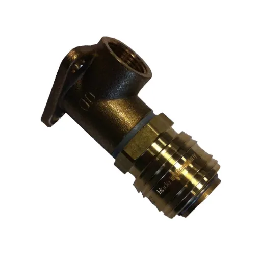 Brass Air Compressor Wall Outlet with Quick Connect