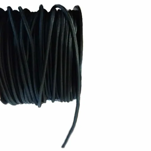 Bungee Cord 8 mm Black 40 m Elastic Rubber Rope