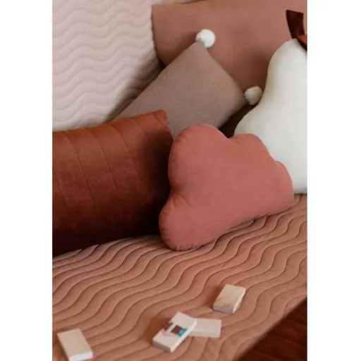 Nobodinoz game mattress Monaco sienna brown