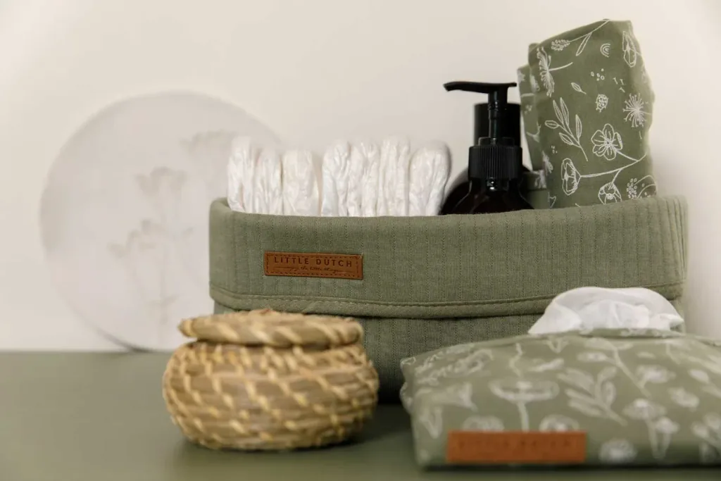 Little dutch wet cloth box reference "wild flowers" olive