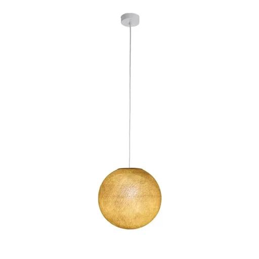 Cousin paul pendant lamp ball small including composure mustard