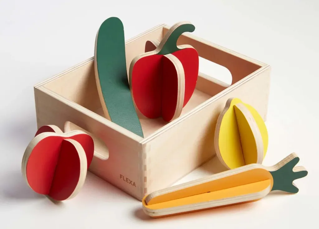 Flexa children's play -life means wood vegetables