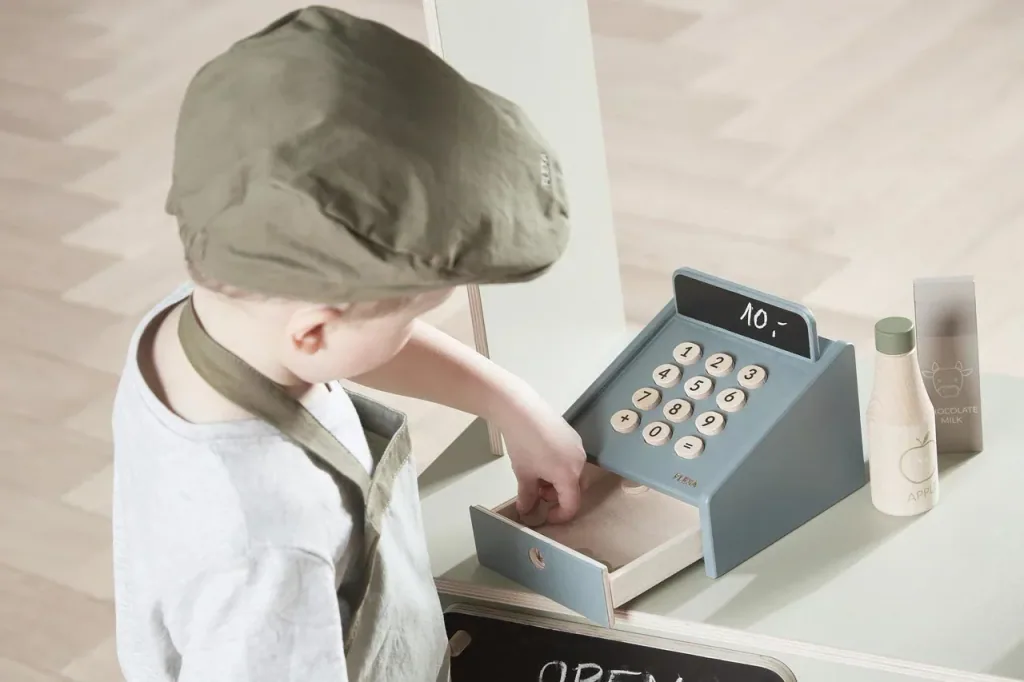 Children cash register blue from flexa