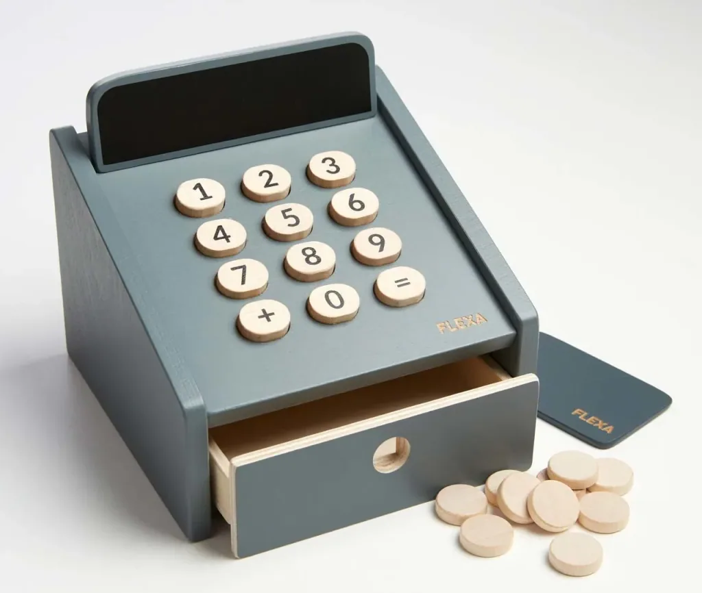Children cash register blue from flexa